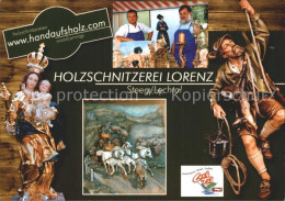 72304588 Steeg Tirol Holzschnitzerei Lorenz  Steeg Tirol - Autres & Non Classés