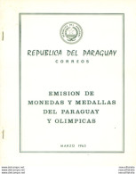 Sport. Olimpiadi Tokyo 1965. Atleti Vincitori. Folder Con BF Non Dentellato. - Paraguay
