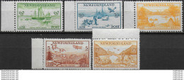 1933 Newfoundland Air Post 5v. MNH SG. N. 230/34 - Altri & Non Classificati