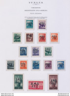 1947-48 TRIESTE A - Democratica 17 Valori , N° 1/17 La Serie Completa , MNH** - Andere & Zonder Classificatie