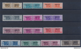 1949-53 TRIESTE A - Pacchi Postali , Sovrastampa Su Una Riga , PP 13/25 , MNH** - Sonstige & Ohne Zuordnung
