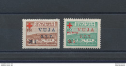 1948 TRIESTE B, N° 4/5 - Pro Croce Rossa , 2 Valori , MNH** - Other & Unclassified