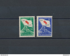 1951 TRIESTE B, N° 39/40 , Croce Rossa , 2 Valori ,  MLH* - Linguellati/Hinged - Other & Unclassified