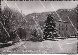Ah842 Cartolina St.vincent Hotel Billia Sotto La Neve Provincia Di Aosta - Aosta
