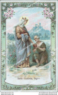 Ca452 Cartolina Santa Elisabetta Regina Formato Piccolo - Ohne Zuordnung