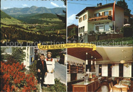 72303876 Hittisau Vorarlberg Cafe Reidel Panorama Gastraum Hittisau Vorarlberg - Sonstige & Ohne Zuordnung