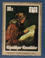 Rwanda, **, Yv 512, Mi 350A, SG 519, La Mère De Rembrandt, - Rembrandt