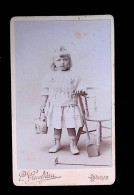 Photographie Grandjean, Paris, Enfant, Petite Fille, Jouets, 2 Scans - Personas Anónimos