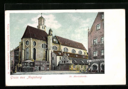 AK Augsburg, St. Moritzkirche  - Augsburg