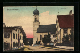 AK Oberammergau, Forsthaus Mit Kirche  - Jagd