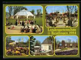 AK Reutlingen, Fünf Ansichten Von Der Landesgartenschau 1984  - Esposizioni