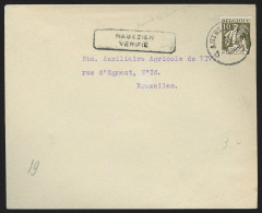 L Imprimé Affr N°337 D'ANTWERPEN/1933 Pour Bruxelles + Bil VERIFIE - 1932 Cérès Et Mercure