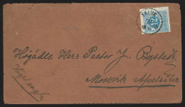 L Affr 12 O Bleu Càd FALUN/1878 Pour Mosvick Càd Arriv KARLSTAD - Cartas & Documentos