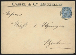 L Affr N°40 De BRUXELLES(NORD)/1884 Pour Berlin - 1883 Leopoldo II
