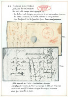 L. Càd NAMUR/1839 Pour Louvignies + Oval "DEBOURSE/THUIN" . RR - 1830-1849 (Belgique Indépendante)