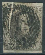 N°10, 10 C Brun Bien Margé Pli D'accordéon Obl. Rare Sur Cette Valeur - 1858-1862 Medaillen (9/12)
