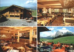 72303534 Seiser Alm Dolomiten Restaurant Ritsch Schwaige Gastraum Terrasse  - Autres & Non Classés