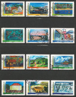 France 2011 - Mi 5243/54 - YT Ad 636/47 ( French Overseas Territories ) Complete Set - Cachets Ronds - Gebraucht