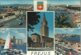 Fréjus - Multivues - Flamme "Grande Semaine Motonautique MYCCA  Août à Cannes" 1964 - (P) - Frejus