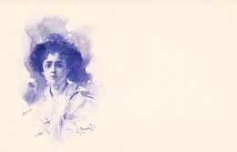 Illustration Illustrateur Portrait De Jeune Femme - Other & Unclassified