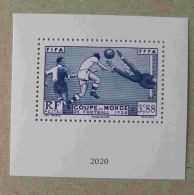 T6-B1/PF2020 : Coupe Du Monde De Football 1938 (timbre Issu D'un Bloc-feuillet) - Ongebruikt