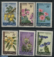 Mauritania 1966 Flowers 6v, Mint NH, Nature - Flowers & Plants - Other & Unclassified