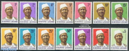 Sierra Leone 1973 Definitives, Stevens 14v, Mint NH, History - Politicians - Autres & Non Classés