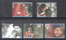 UK, GB, Great Britain, Used, 1992, Michel 1387 - 1391, Queen Elizabeth - 40th Anniversary Of The Accession - Used Stamps