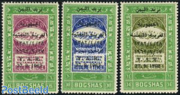 Yemen, Arab Republic 1963 Revolution Ann. 3v Overprints, Mint NH - Other & Unclassified