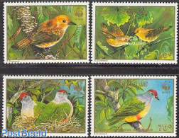 Cook Islands 1989 WWF, Birds 4v, Mint NH, Nature - Birds - World Wildlife Fund (WWF) - Autres & Non Classés