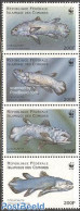 Comoros 1998 WWF, Coelacanth 4v [:::], Mint NH, Nature - Fish - World Wildlife Fund (WWF) - Poissons