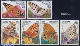 Cambodia 1999 Butterflies 6v, Mint NH, Nature - Butterflies - Kambodscha