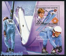 Guinea, Republic 1984 Olympic Winter Games S/s, Mint NH, Sport - Olympic Winter Games - Skiing - Ski