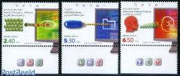 Israel 2009 Virtual Communication 3v, Mint NH, Science - Computers & IT - Telecommunication - Unused Stamps (with Tabs)