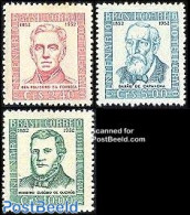 Brazil 1952 Telegraph Centenary 3v, Mint NH, Science - Telecommunication - Unused Stamps
