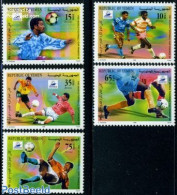 Yemen, Republic 1998 World Cup Football 5v, Mint NH, Sport - Football - Other & Unclassified