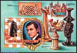 Guinea, Republic 1984 Chess Karpov S/s, Mint NH, Sport - Chess - Chess