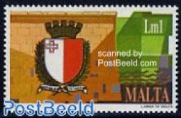 Malta 1989 New National Coat Of Arms 1v, Mint NH, History - Coat Of Arms - Malte