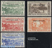 New Hebrides 1957 Postage Due 5v E, Mint NH - Sonstige & Ohne Zuordnung