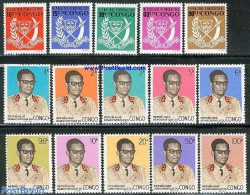 Congo (Kinshasa) 1969 Definitives 15v, Mint NH - Autres & Non Classés