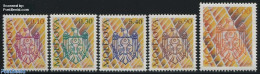 Moldova 1994 Definitives 5v, Mint NH, History - Coat Of Arms - Autres & Non Classés
