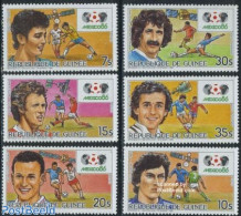 Guinea, Republic 1985 World Cup Football Mexico 6v, Mint NH, Sport - Football - Other & Unclassified