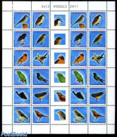 Suriname, Republic 2011 Birds 2x12v M/s, Mint NH, Nature - Birds - Parrots - Surinam