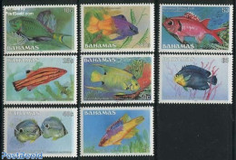 Bahamas 1990 Fish 8v, With Year 1990 (see Also 1986,1987 Issues, Mint NH, Nature - Fish - Vissen