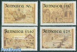 Jamaica 1992 Port Royal Disaster 4v, Mint NH, History - Transport - Ships And Boats - Disasters - Boten