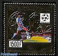Guinea, Republic 1990 World Cup Football 1v, Gold, Mint NH, Sport - Football - Other & Unclassified