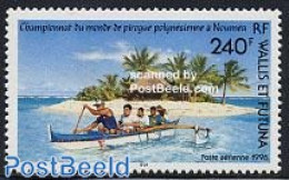 Wallis & Futuna 1996 Pirogues 1v, Mint NH, Transport - Ships And Boats - Boten