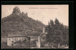 CPA Rochemaure, Remparts Et Ruines Du Chateau  - Rochemaure