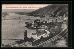 CPA Serrières, Vue Gènèrale, Prise De La Route De Charnas  - Serrières