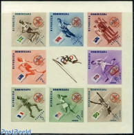 Dominican Republic 1957 Lord Baden Powell S/s Imperforated, Mint NH, Sport - Athletics - Olympic Games - Scouting - Athlétisme
